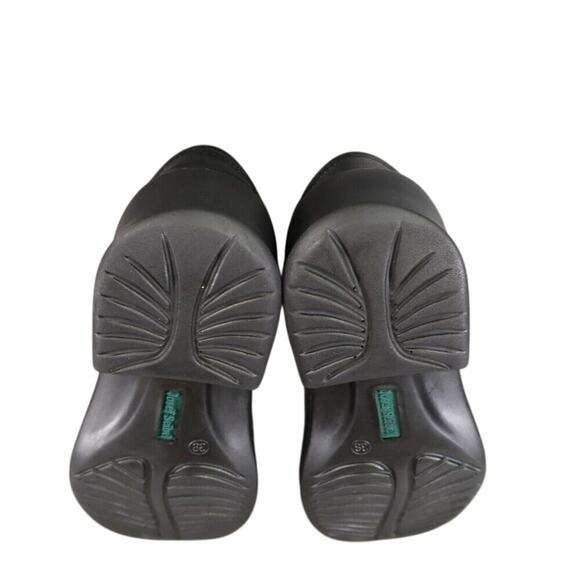 Josef Seibel Shoes Womens 38 Low Bootie Sneaker Block Heel Leather Lace Up Black - Picture 11 of 15